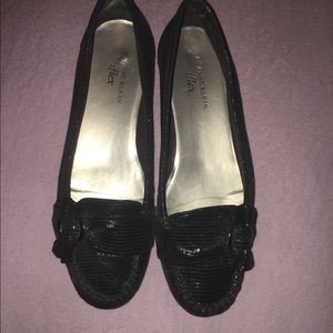 Black Leather Flats♥️